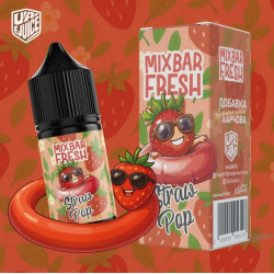 Ароматизатор MixBar Fresh Straw Pop (Полуничний Поп) 30ml