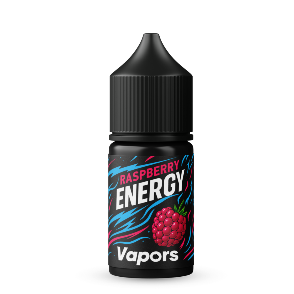 Ароматизатор Vapors x 3ger Raspberry Energy (Малиновий енергетик) 30ml - Vapors x 3ger 30ml