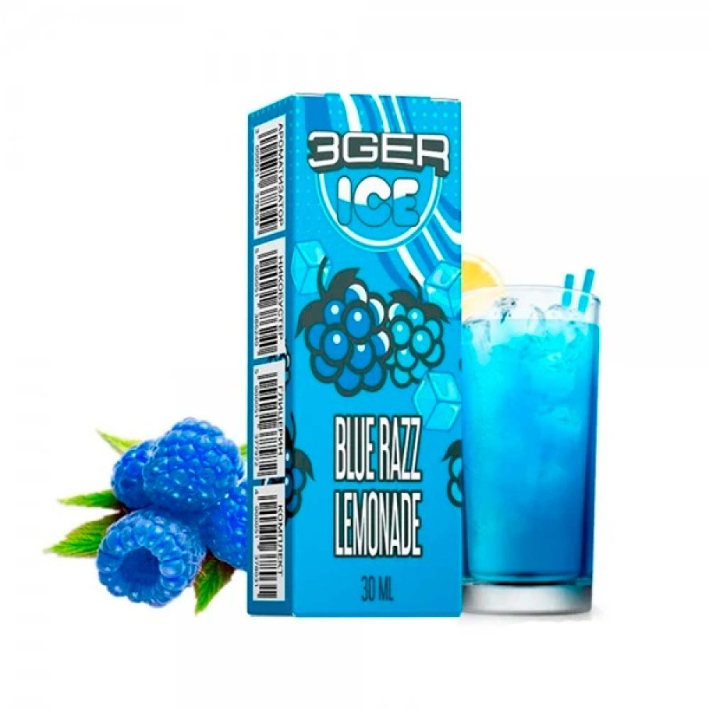 Ароматизатор 3ger Blue Razz Lemonade (Блакитна Малина Лимонад) 30ml - 3ger 30ml