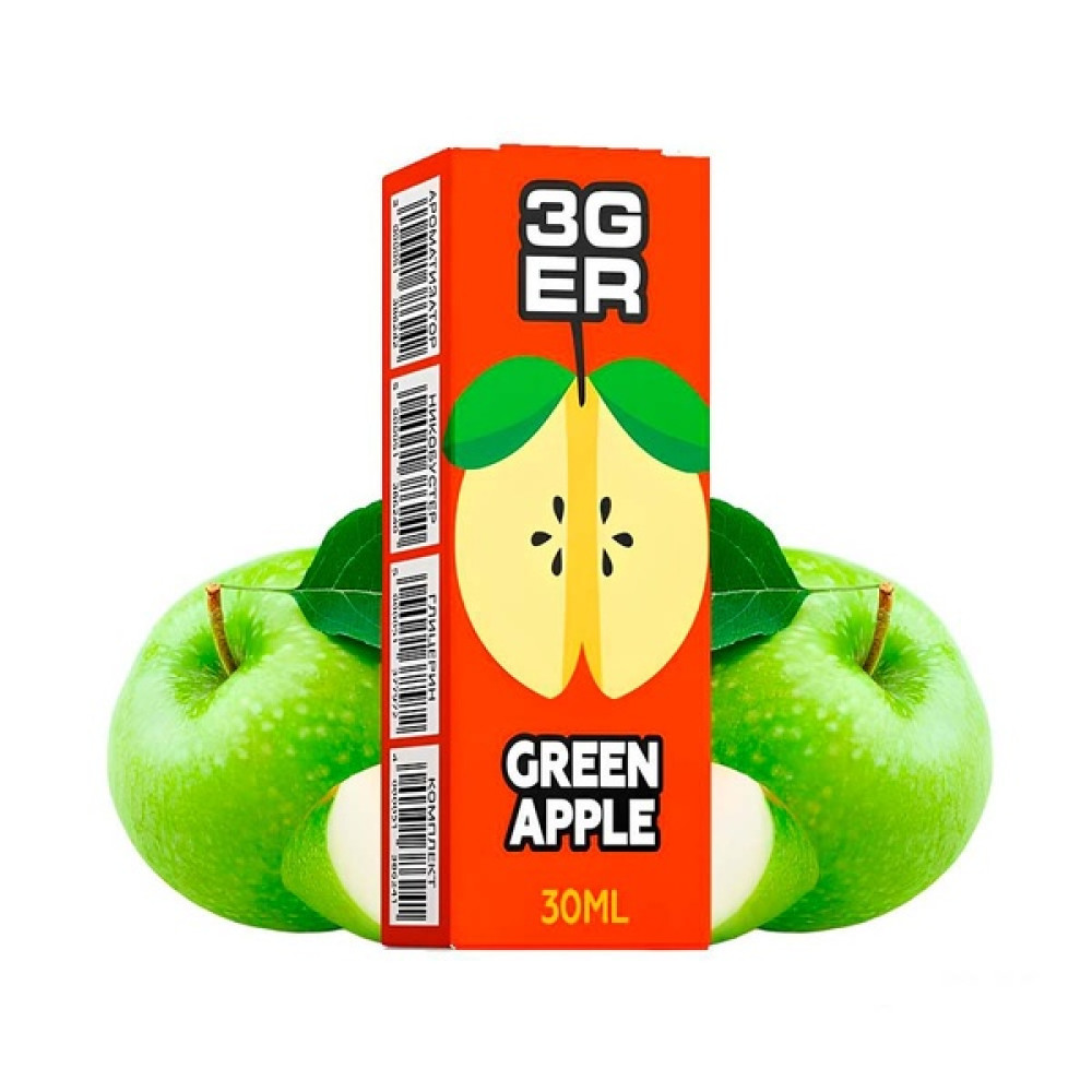 Ароматизатор 3ger Green Apple (Зелене Яблуко) 30ml - 3ger 30ml