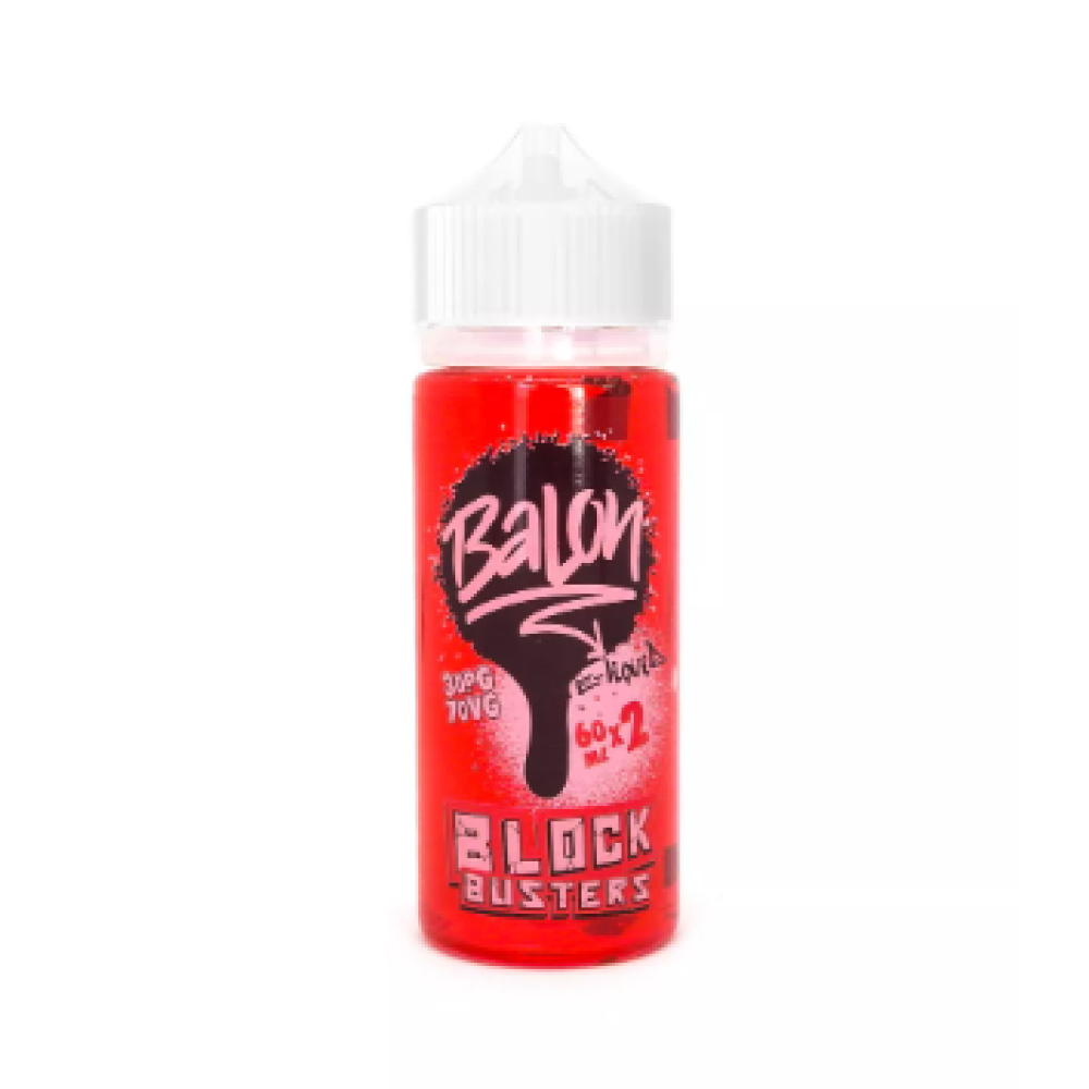 Ароматизатор огранічний Balon 120ml Blockbusters (Полуниця) - Balon Mix 120ml
