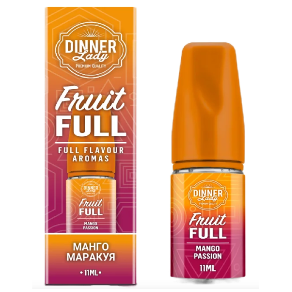 Ароматизатор Dinner Lady Fruit Full Mango Passion Fruit (Манго Маракуя) 30ml - Dinner Lady Fruit Full 30ml