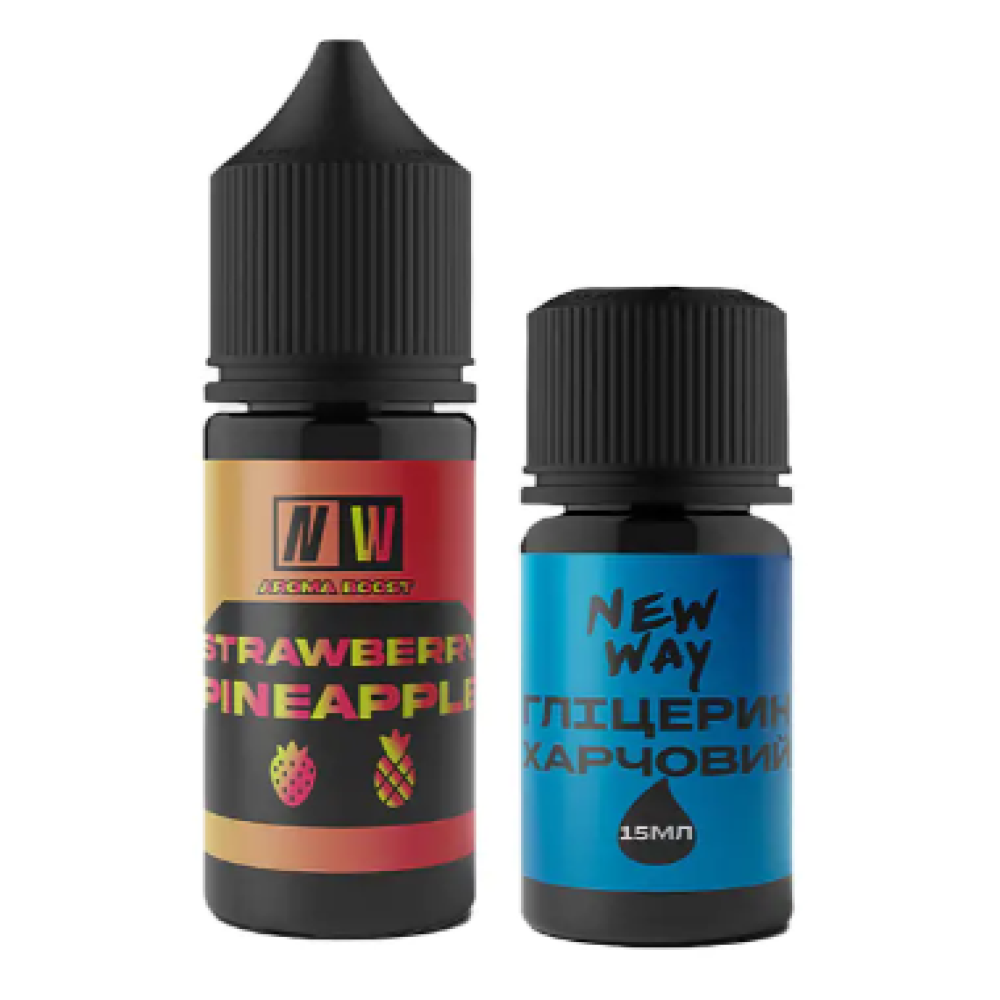 Ароматизатор New Way Strawberry Pineapple (Полуниця Ананас) 30ml - New Way 30ml