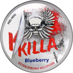 Паучі міцності Killa Blueberry Extra Strong (Чорниця) - Паучі