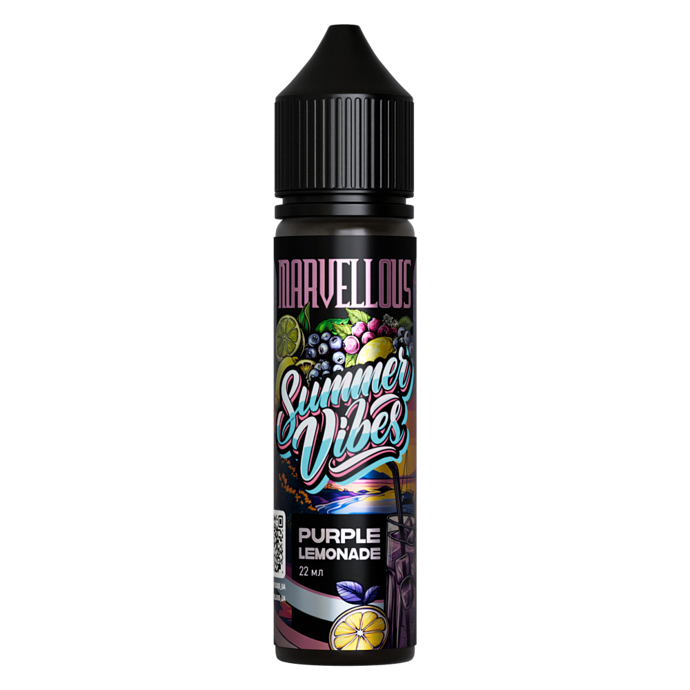 Ароматизатор органічний Marvellous Summer Vibes 60ml Purple Lemonade (Фіолетовий Лимонад) - Marvellous 60ml Summer Vibes