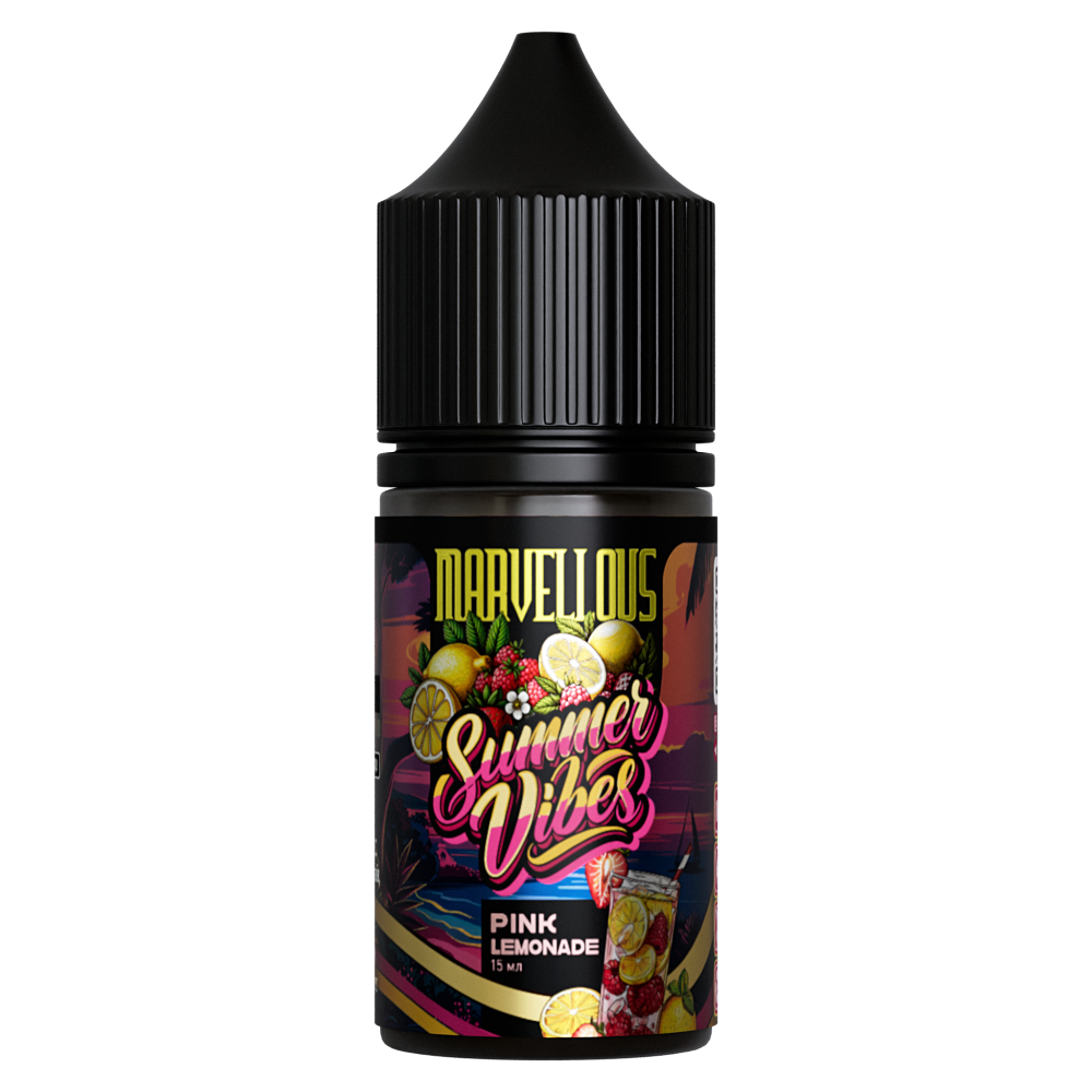 Ароматизатор Marvellous Summer Vibes 30ml Pink Lemonade (Рожевий Лимонад) - Marvellous Summer Vibes 30ml