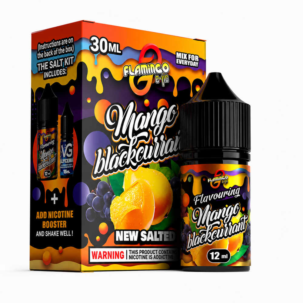 Ароматизатор Flamingo Mango Blackcurrant (Манго Чорна Смородина) 30ml - Flamingo 30ml
