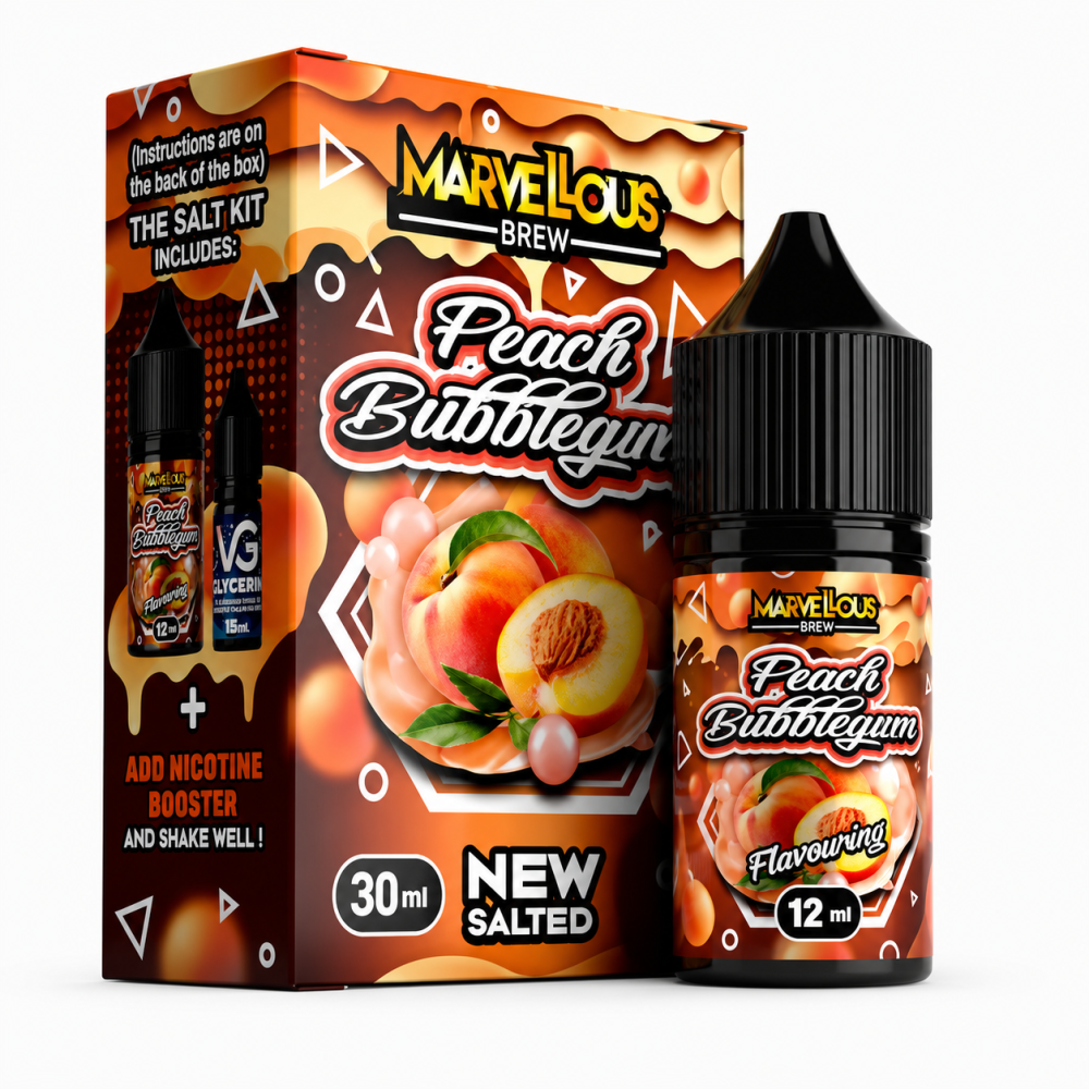 Ароматизатор Marvellous Peach Bubblegum (Персикова Жувальна Гумка) 30ml - Marvellous 30ml