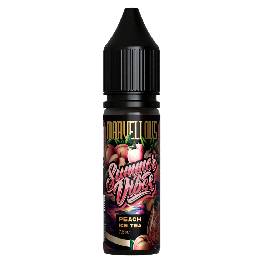 Ароматизатор Marvellous Summer Vibes Peach Ice Tea (Персиковий Чай з Льодом) 15ml - Marvellous Summer Vibes 15ml