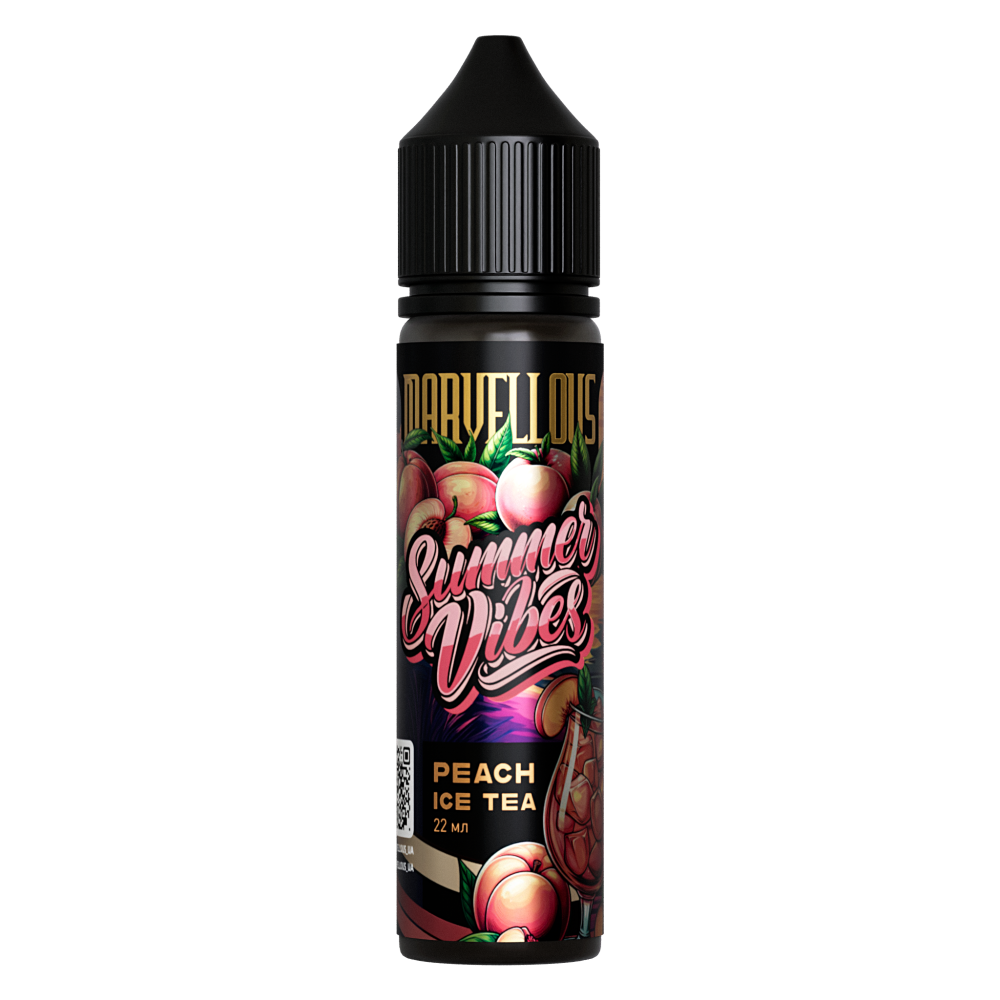 Ароматизатор органічний Marvellous Summer Vibes Peach ice Tea (Персиковий Чай з Льодом) 30ml - Marvellous 60ml Summer Vibes