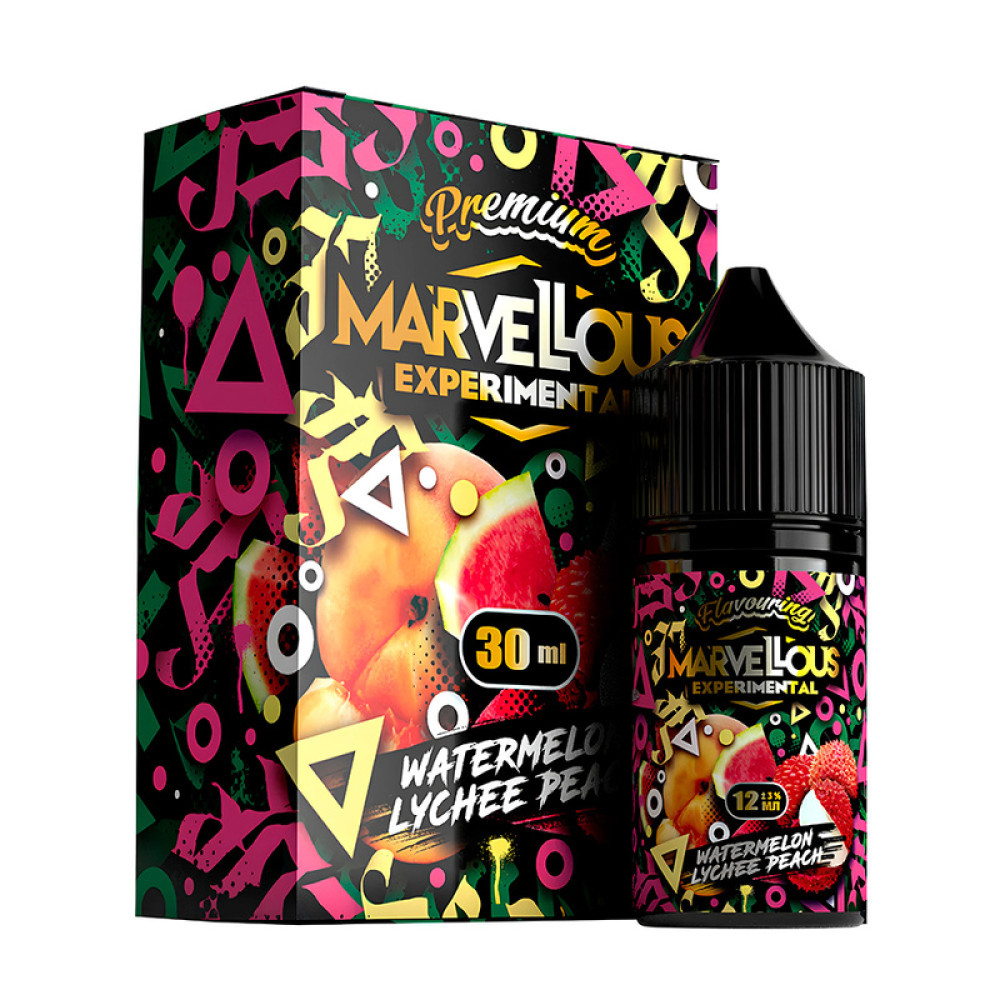 Ароматизатор Marvellous Experimental 30ml Watermelon Lychee Peach (Кавун Лічі Персик) - Marvellous Experimental 30ml