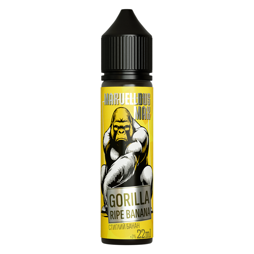 Ароматизатор органічний Marvellous Max 60ml Gorilla Ripe Banana (Банан) - Marvellous 60ml Max