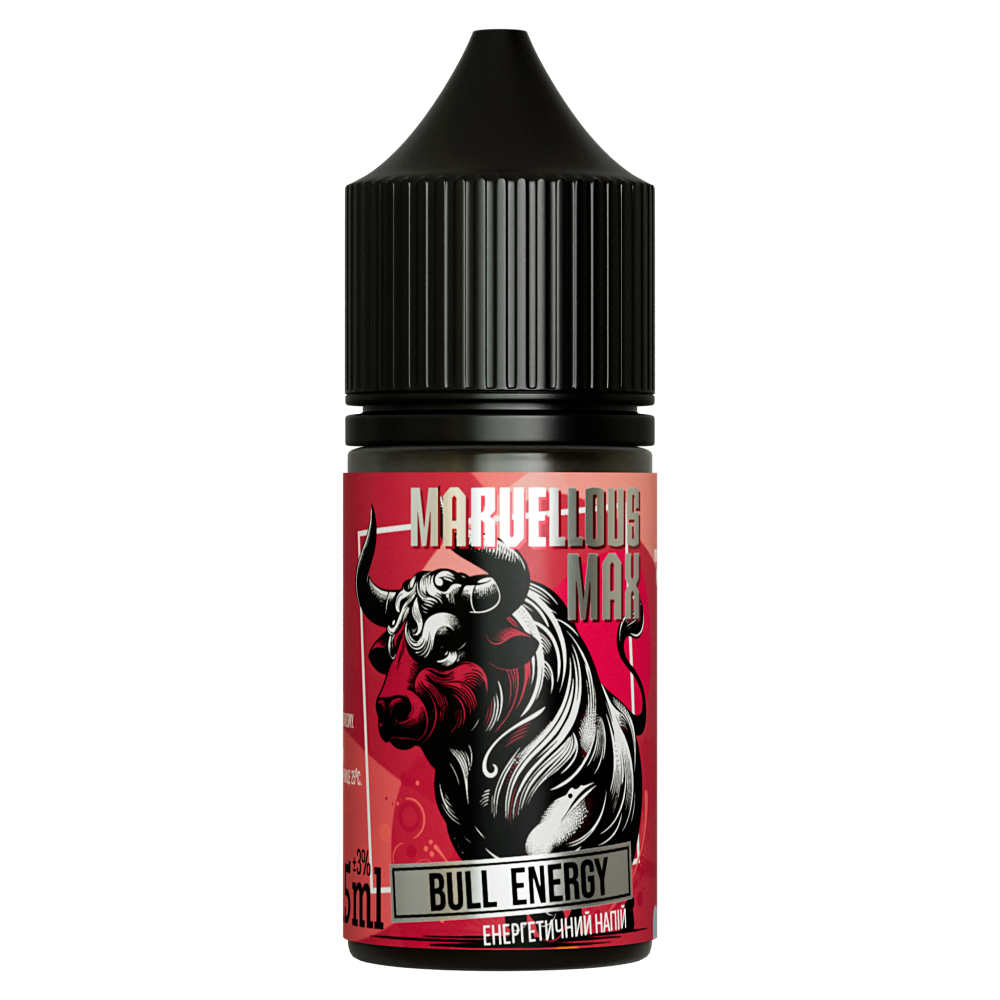 Ароматизатор Marvellous Max 30ml Bull Energy (Ред Булл) - Marvellous Max 30ml