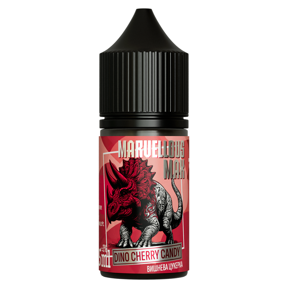 Ароматизатор Marvellous Max 30ml Dino Cherry Candy (Вишнева Цукерка) - Marvellous Max 30ml