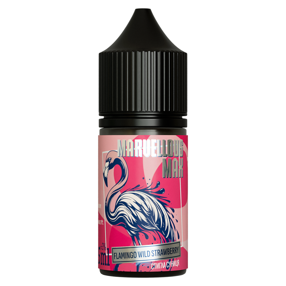 Ароматизатор Marvellous Max 30ml Flamingo Wild Strawberry (Суниця) - Marvellous Max 30ml