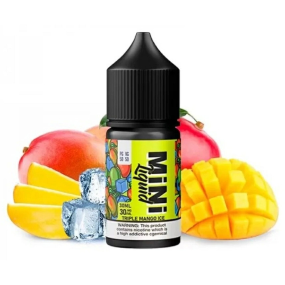 Ароматизатор Mini Liquid Triple Mango Ice (Потрійне Манго Лід) 30ml - Mini Liquid 30ml