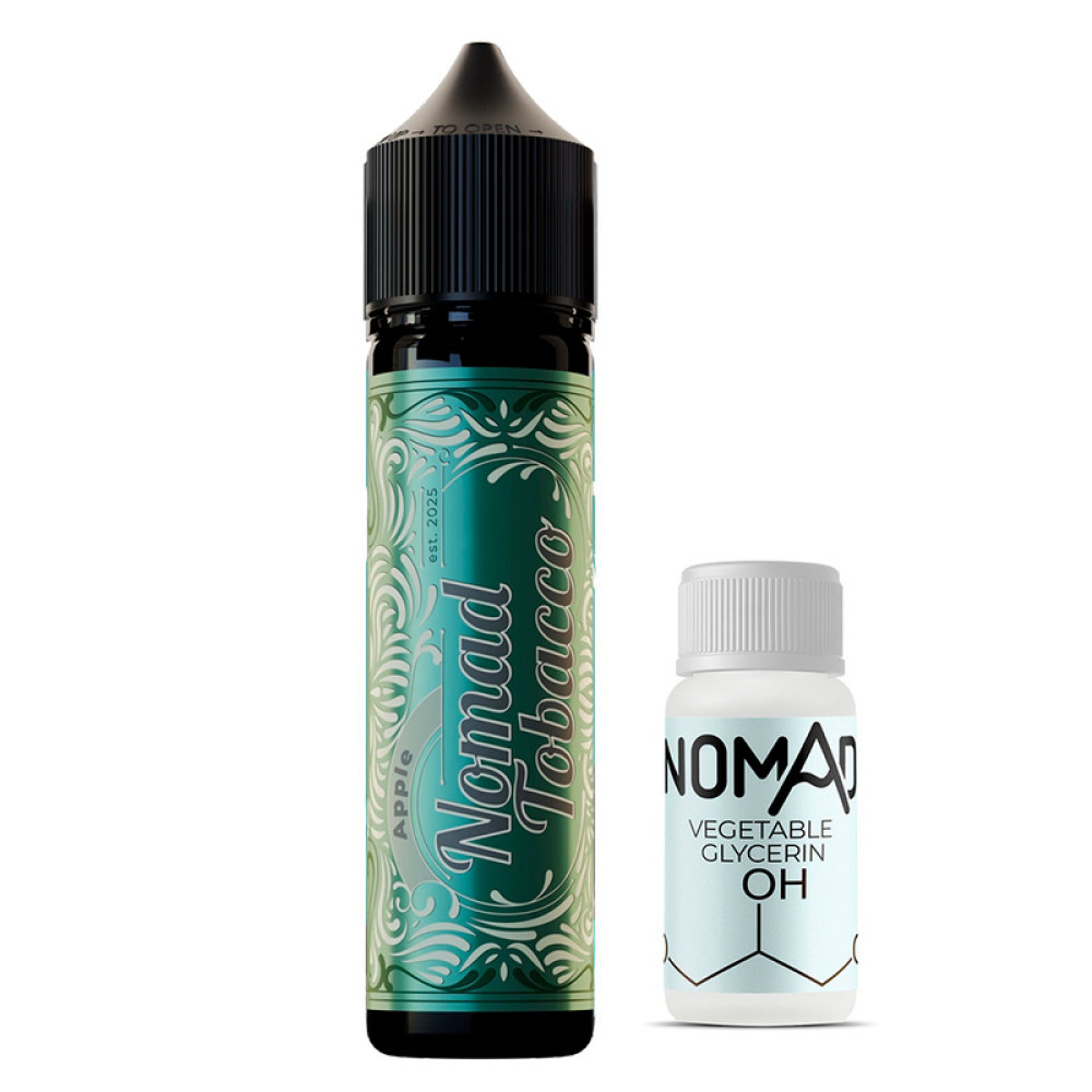 Ароматизатор органічний Nomad Tobacco Apple (Тютюн Яблуко) 60ml - Nomad Tobacco 60ml