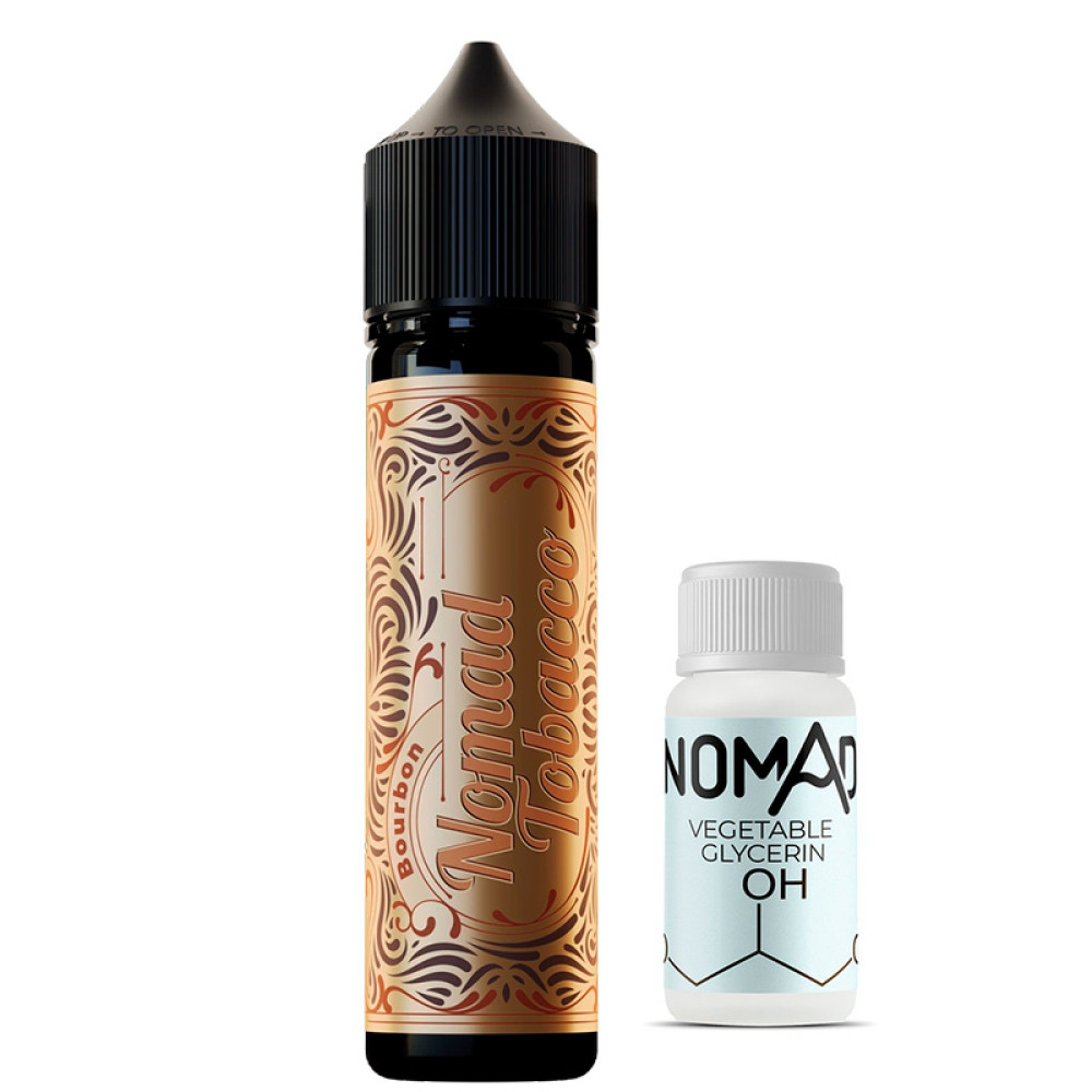 Ароматизатор органічний Nomad Tobacco Bourbon (Тютюн Бурбон) 60ml - Nomad Tobacco 60ml