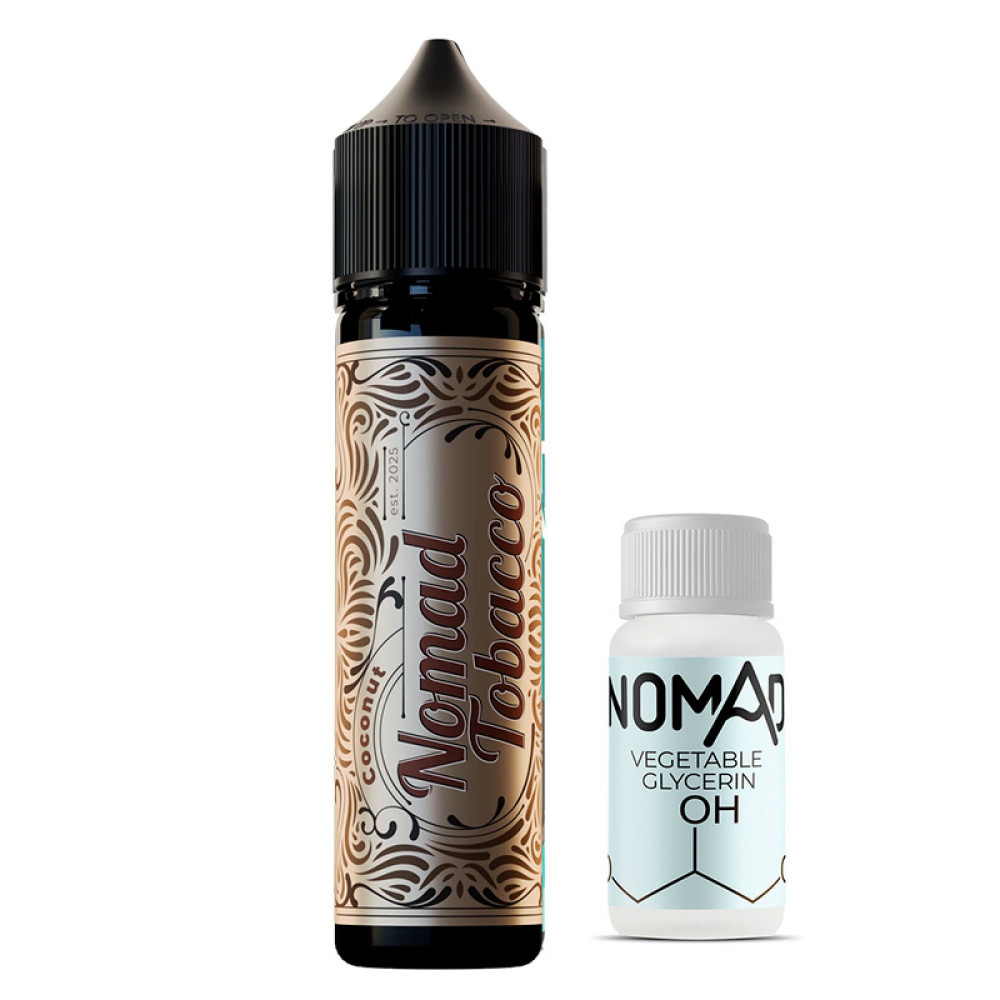 Ароматизатор органічний Nomad Tobacco Coconut (Тютюн Кокос) 30ml - Nomad Tobacco 60ml