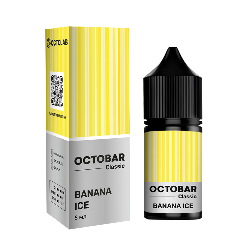 Ароматизатор Octobar Classic Banana Ice 10ml - Octobar Classic 10ml