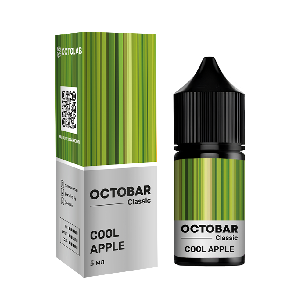 Ароматизатор Octobar Classic Cool Apple 10ml - Octobar Classic 10ml