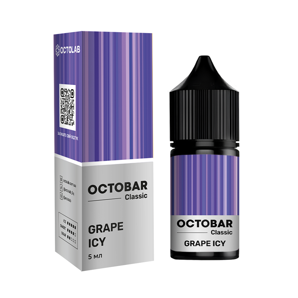 Ароматизатор Octobar Classic Grape Icy 10ml - Octobar Classic 10ml