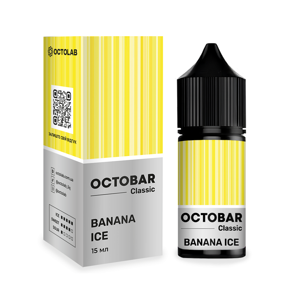 Ароматизатор Octobar Classic Banana Ice 30ml - Octobar Classic 30ml