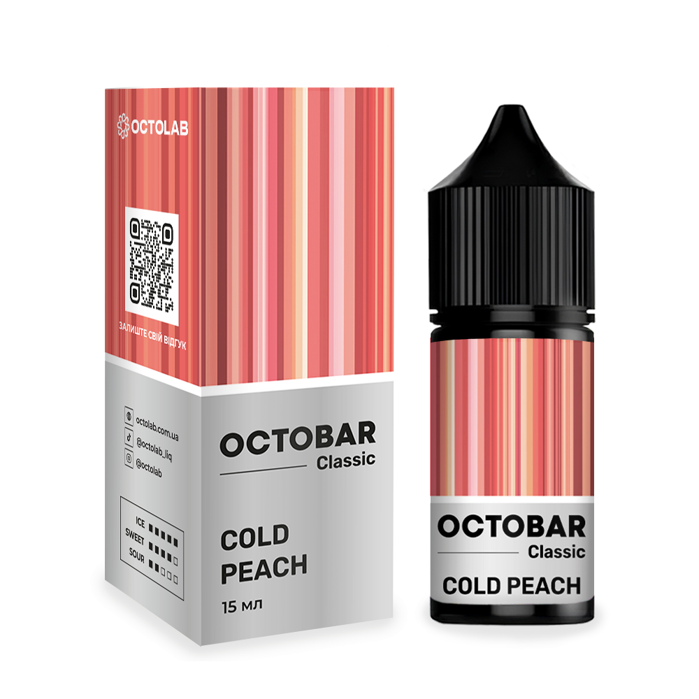 Ароматизатор Octobar Classic Cold Peach 30ml - Octobar Classic 30ml