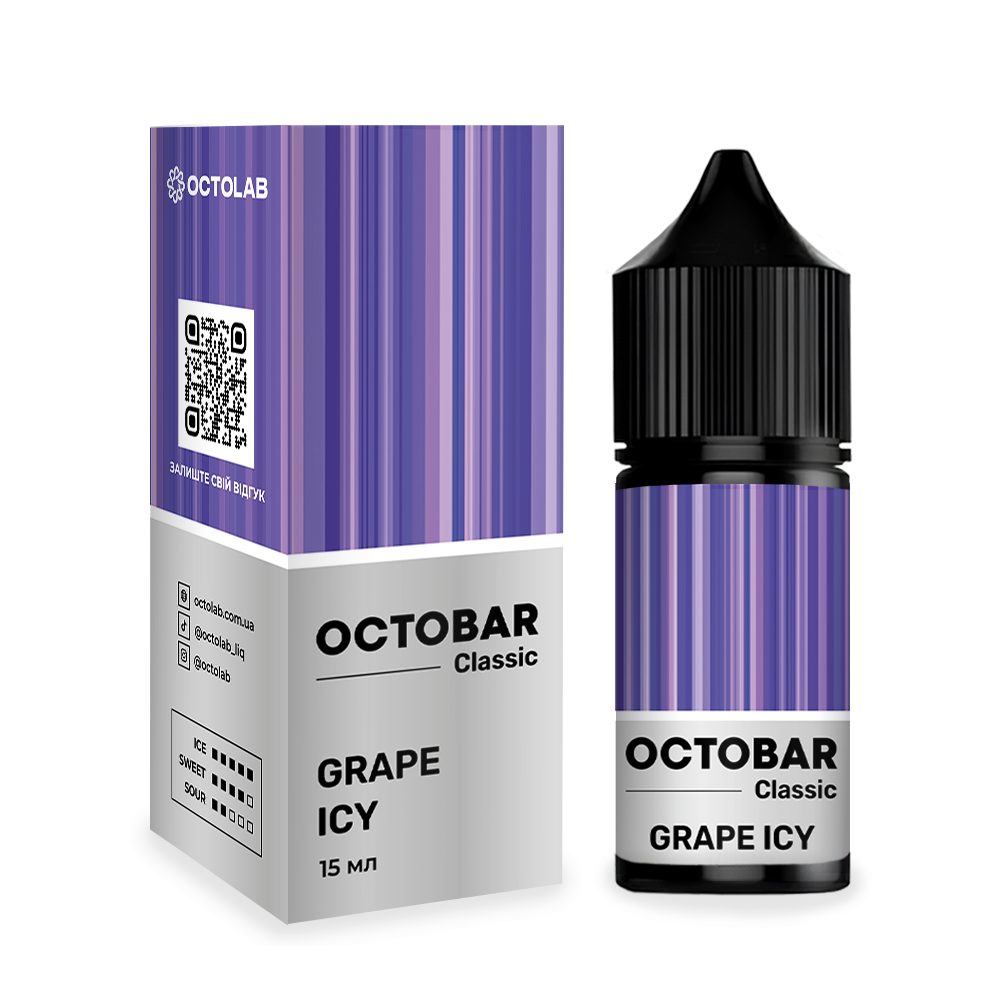 Ароматизатор Octobar Classic Grape Icy 30ml - Octobar Classic 30ml