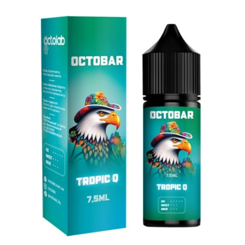 Ароматизатор Octobar NFT Tropic Q (Тропічні Фрукти) 15ml - Octobar NFT 15ml