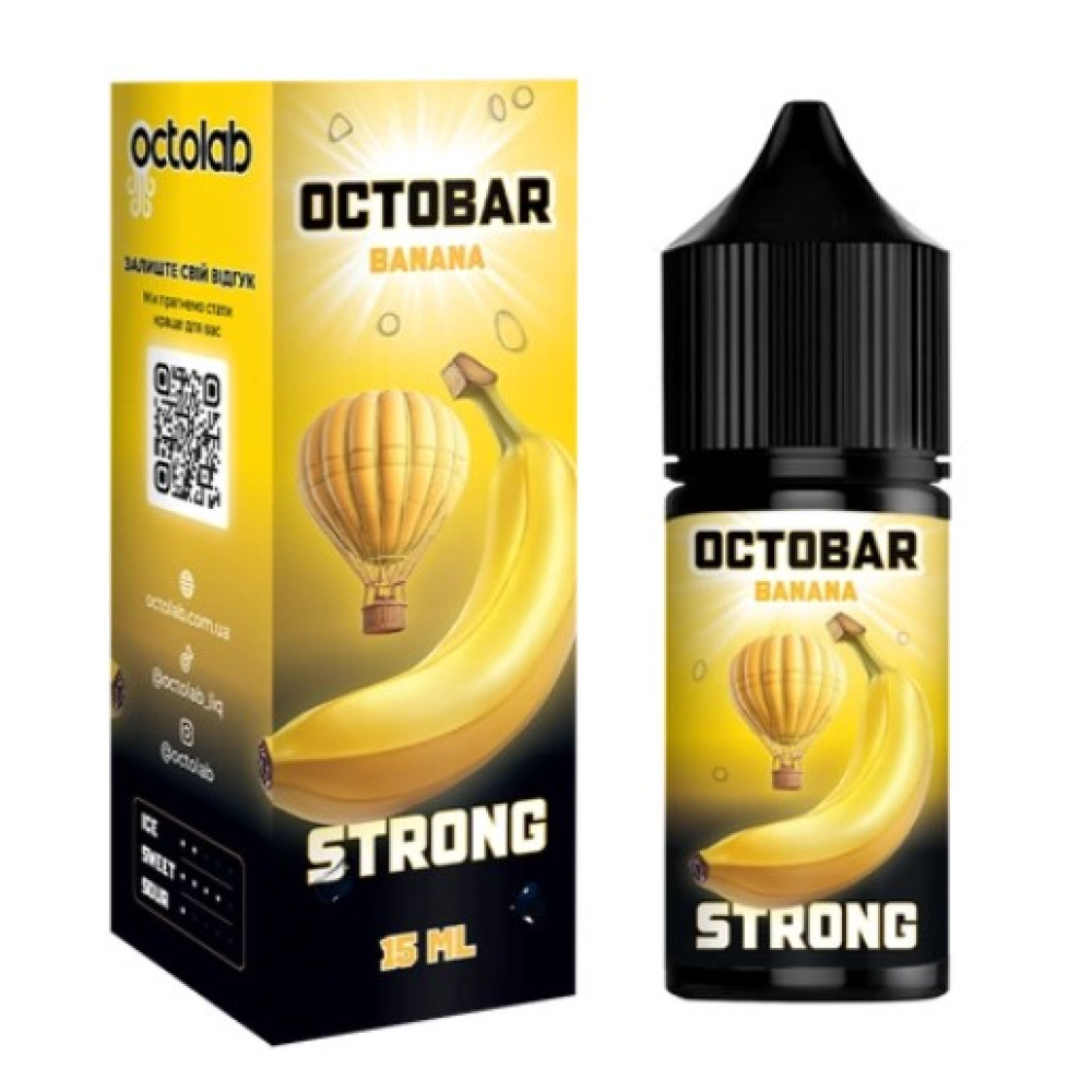 Ароматизатор Octobar Strong Banana (Банан) 30ml - Octobar Strong 30ml