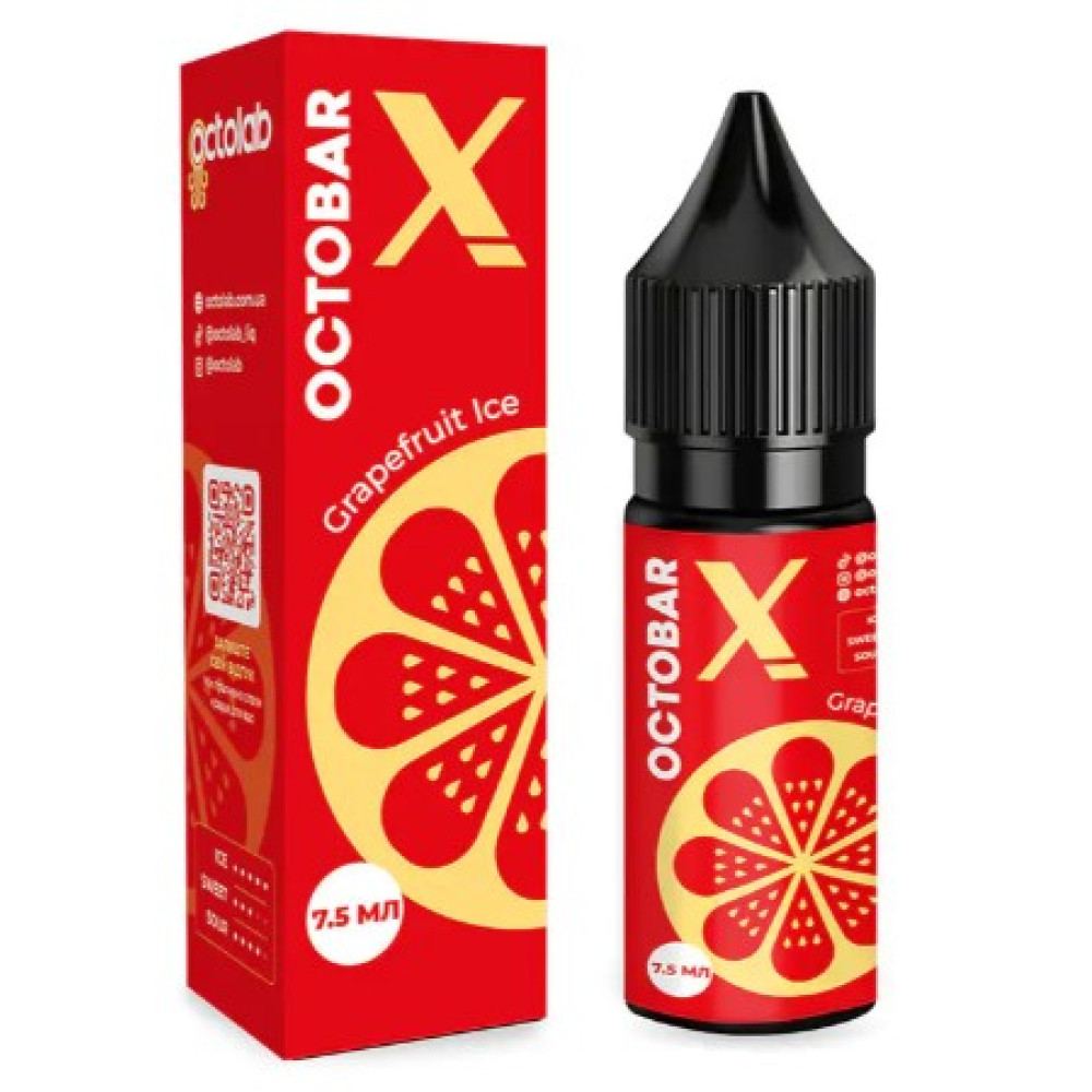 Ароматизатор Octobar X Grapefruit Ice (Грейпфрут Лід) 15ml - Octobar X 15ml