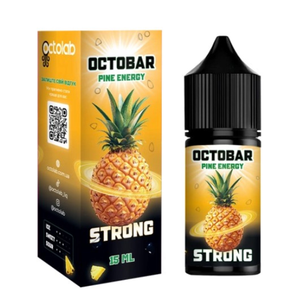 Ароматизатор Octobar Strong Pine Energy (Ананасовий Енергетик) 30ml - Octobar Strong 30ml