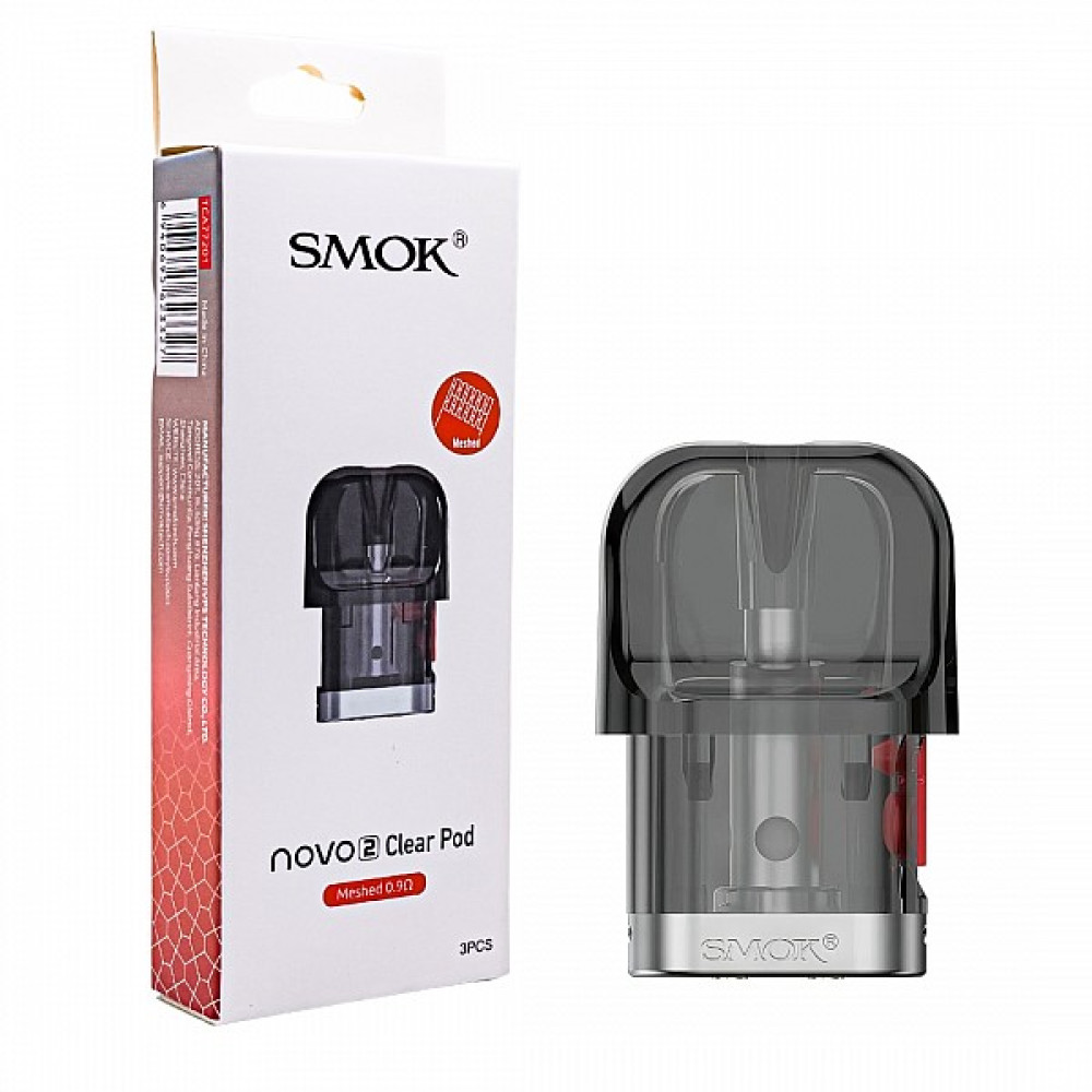Smok Novo 2 Clear 0.8Ohm Meshed Картидж - Smok Картридж