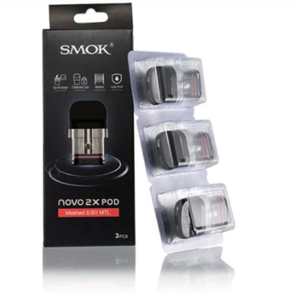 Smok Novo 2x Картридж Meshed Mtl 0.9Ohm 2ml - Smok Картридж