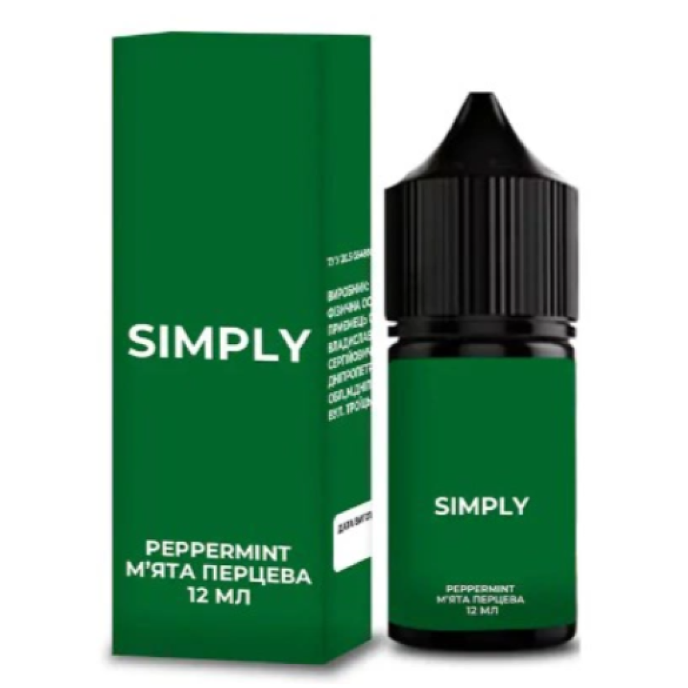 Ароматизатор Simply Peppermint (Насичена М'ята) 30ml - Simply 30ml