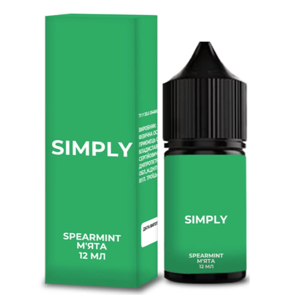 Ароматизатор Simply Spearmint (Солодка М'ята) 30ml - Simply 30ml