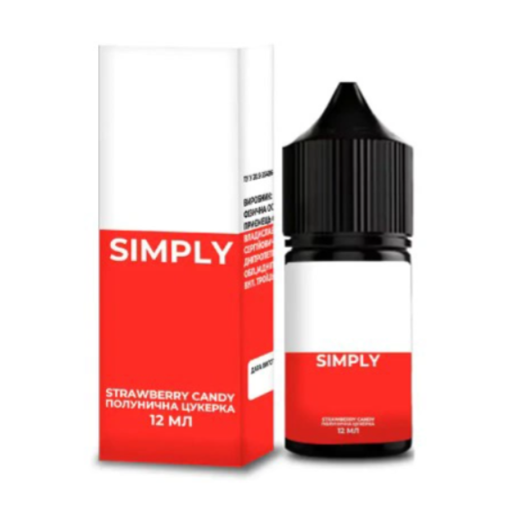 Ароматизатор Simply Strawberry Candy (Полунична Цукерка) 30ml - Simply 30ml