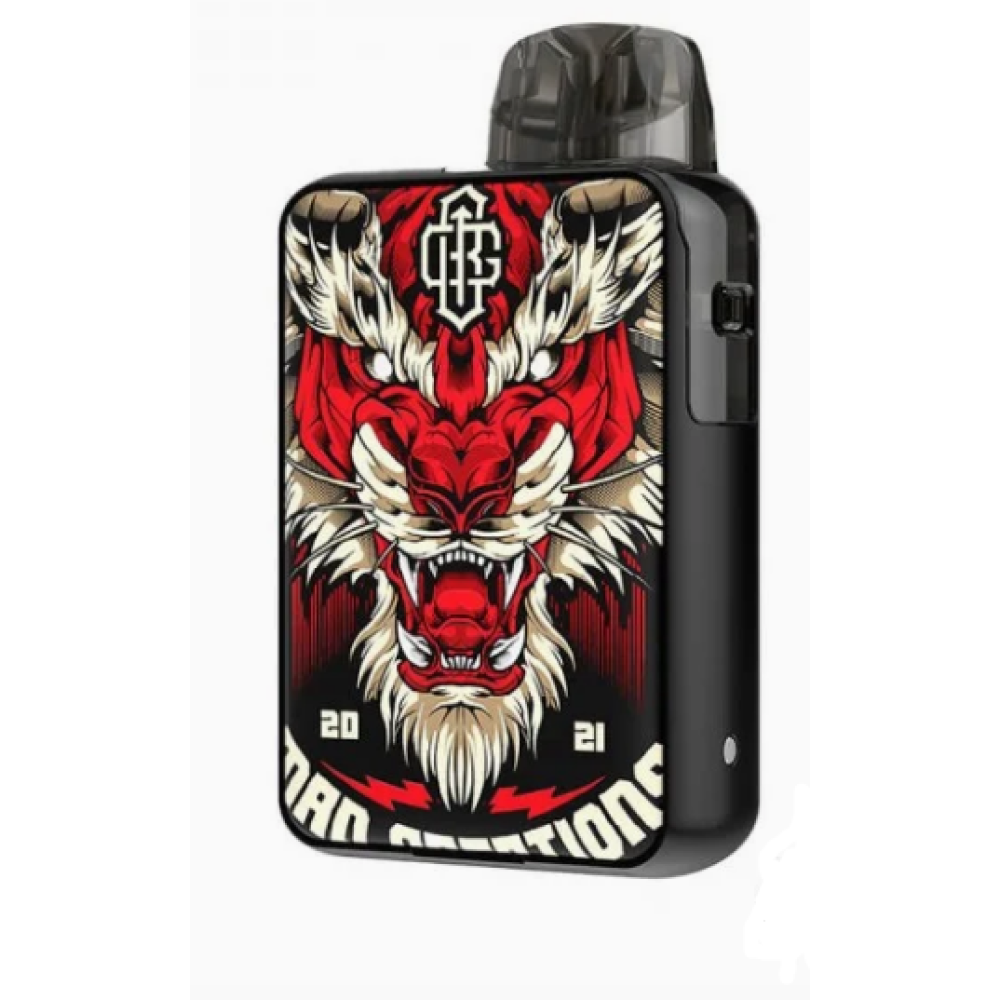 Smoant Charon Baby Plus Tiger Pod (Чорний з Тигром) - Smoant Charon Baby Plus