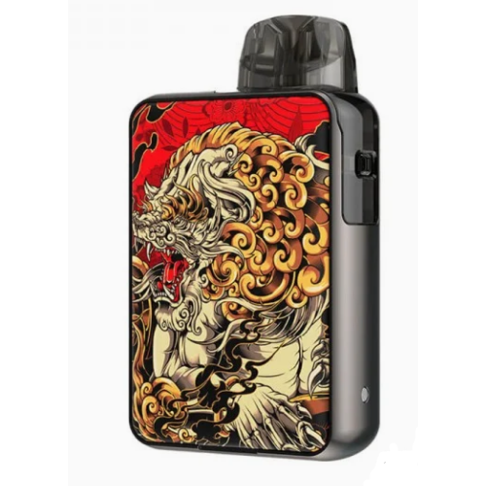 Smoant Charon Baby Plus Lion Pod (Шліфований Метал з Левом) - Smoant Charon Baby Plus
