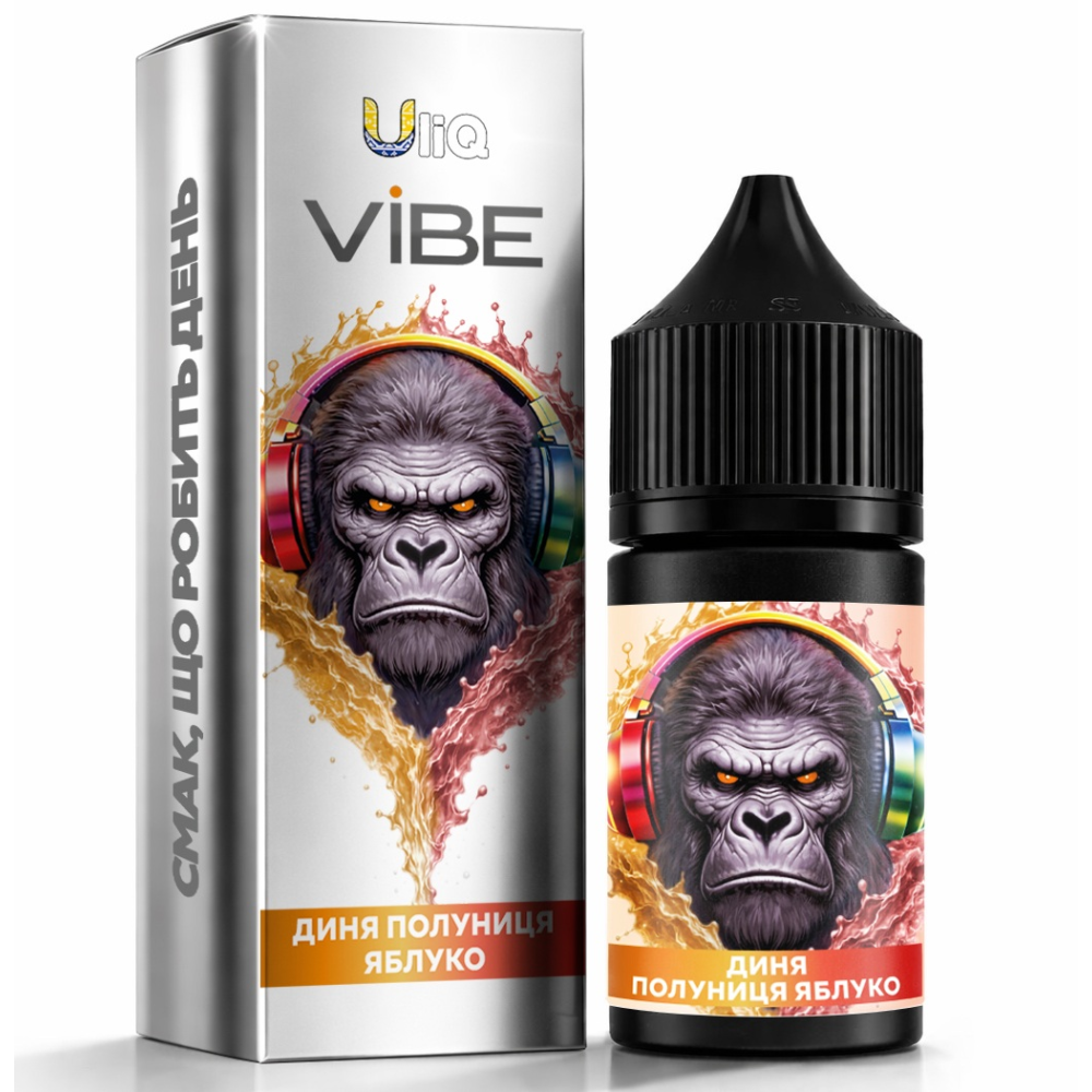 Ароматизатор Uliq VIBE Диня Полуниця Яблуко 30ml - Uliq Vibe 30ml