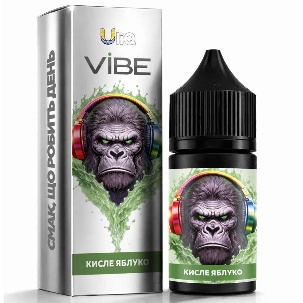 Ароматизатор Uliq VIBE Кисле яблуко 30ml - Uliq Vibe 30ml