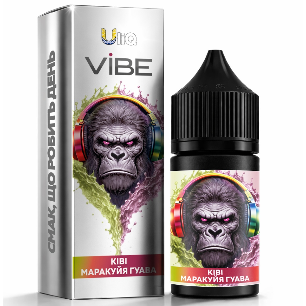 Ароматизатор Uliq VIBE Ківі Маракуйя Гуава 30ml - Uliq Vibe 30ml