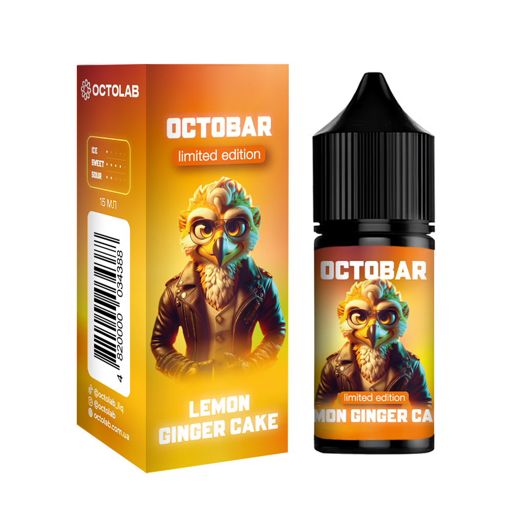 Octobar NFT Lemon Ginger Cake (Лимонно-імбирний торт) - Octobar NFT 30ml