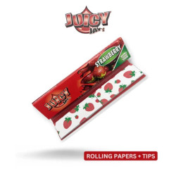 Папірці + Тіпси Juicy Jay`s з ароматом Полуниці - Все для паління