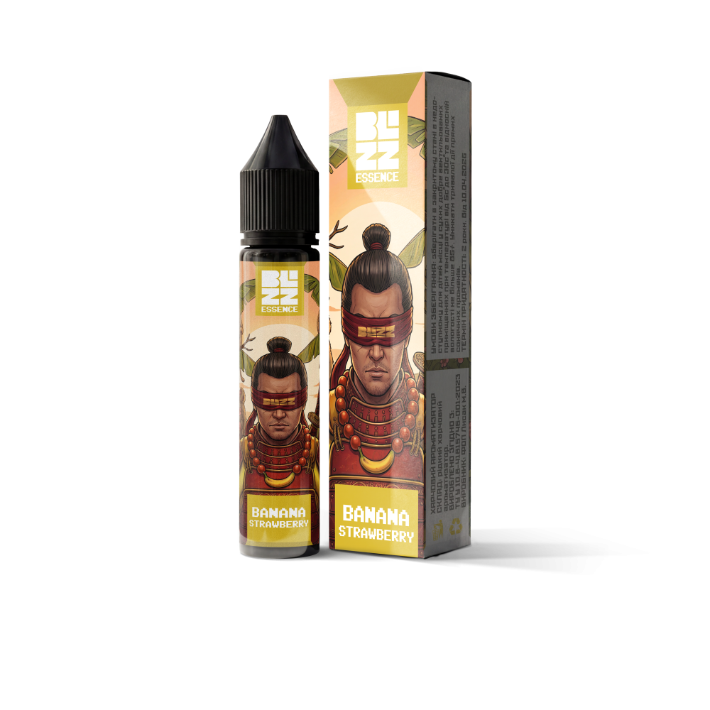 Ароматизатор Blizz Essense Strawberry Banana (Полуниця Банан) 30ml - Blizz Essense 30ml