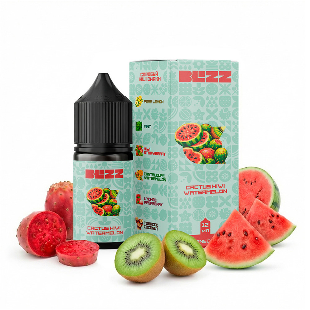 Ароматизатор Blizz Intense Line Cactus Kiwi Watermelon (Кактус Ківі Кавун) 30ml - Blizz Intense Line 30ml