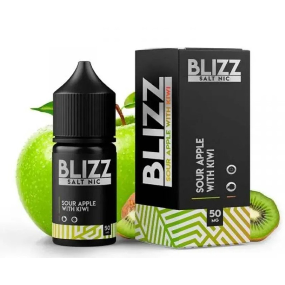Ароматизатор Blizz 30ml Sour Apple With Kiwi (Кисле Яблуко Ківі) - Blizz 30ml