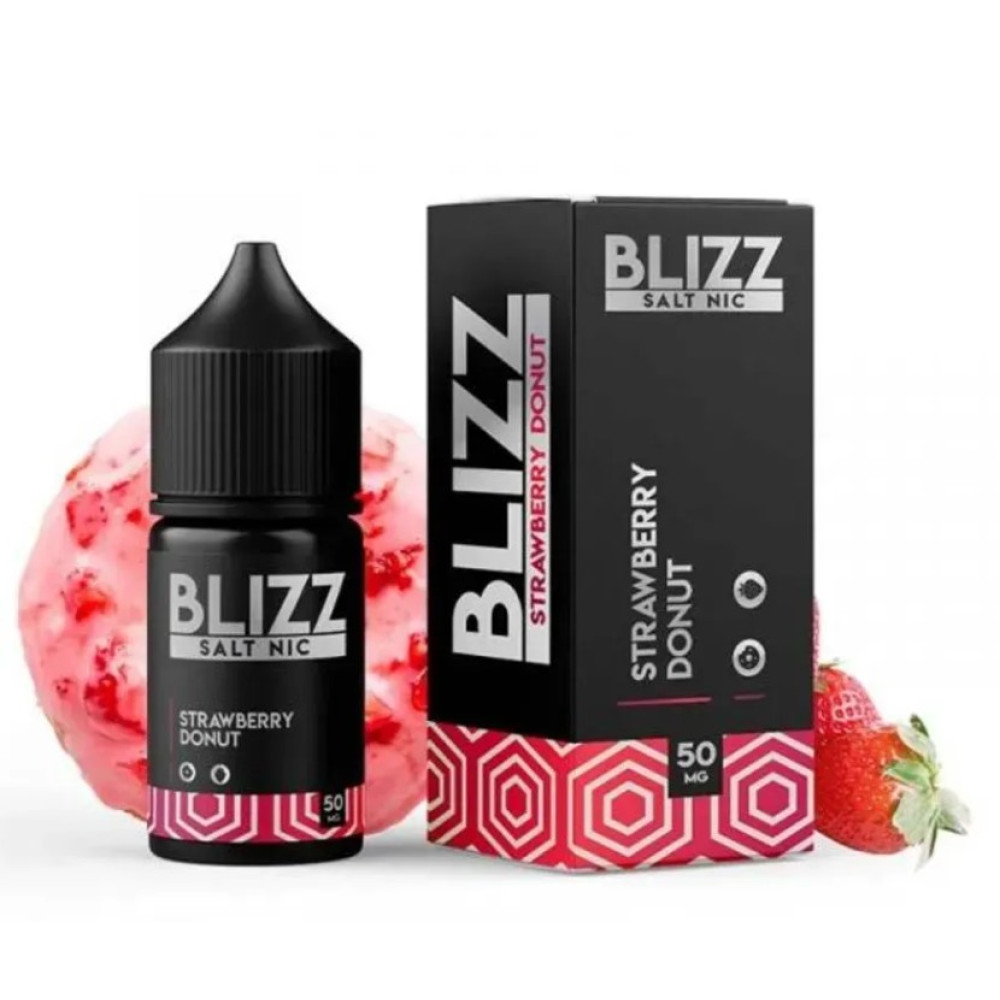 Ароматизатор Blizz 30ml Strawberry Donut (Полуничний Пончик) - Blizz 30ml