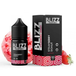 Ароматизатор Blizz 30ml Strawberry Donut (Полуничний Пончик) - Набори для самозамісу сольові смакопередача Випічка
